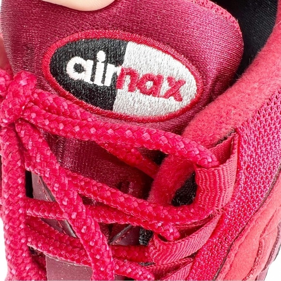 ✅ Nike ID Air Max 95 Custom Red “Rose Avenue” SIZE 8 - Picture 6 of 9